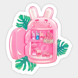 Bunny Juice Cooler Sticker